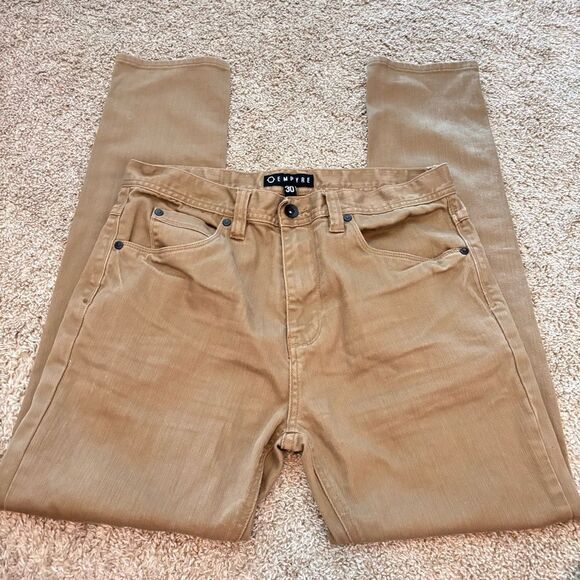 Mens Empyre Khaki Verge Jeans size 30 - Picture 1 of 6